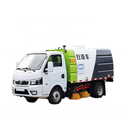 potere municipale 113hp Mini Road Sweeper della benzina del camion di risanamento della ruota 4x2