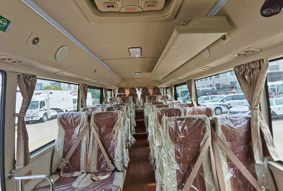 Frigorifero diesel di stato dell'aria della trasmissione manuale di Van Bus 140hp dei sedili di Coaster Bus 30 della vettura