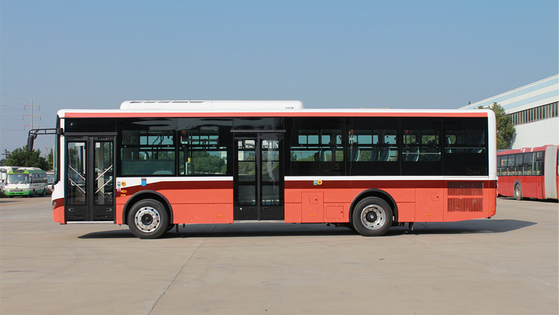 Autobus urbani elettrici con guida a destra Passeggero del bus 24 di nuova energia del pavimento ribassato da 10,5 m