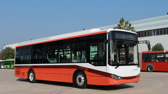 Autobus urbani elettrici con guida a destra Passeggero del bus 24 di nuova energia del pavimento ribassato da 10,5 m