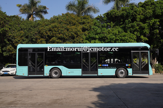 potere basso del motore di Front Rear Disc Brake 239kw del pavimento di certificazione di 12m UE del bus elettrico standard della città