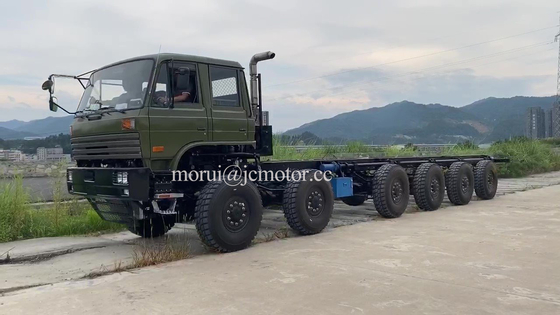 Militare 12 ruote a trazione completa Sei assi Off Road Camion Chassis 12x12 Trasporter Erector Launcher