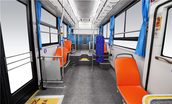 Autobus pubblico elettrico ZEV da 7 metri 22 posti a pieno carico 250 km Autobus navetta per dipendenti