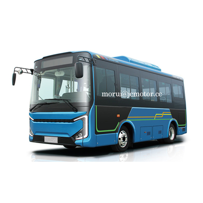 6.7m New Energy ZEV Autobus pubblici elettrici 45 passeggeri pieno carico 200KM Autobus navetta panoramica