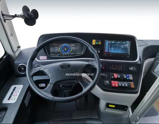 6.7m New Energy ZEV Autobus pubblici elettrici 45 passeggeri pieno carico 200KM Autobus navetta panoramica