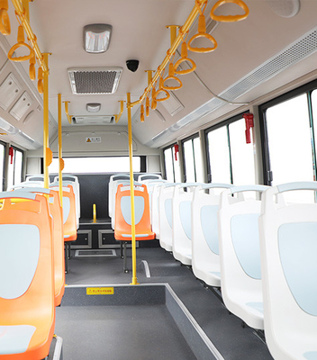 11 Ton Passenger Electric City Buses 8M una distanza in miglia 330KM di 28 sedili con la stanza dei bagagli