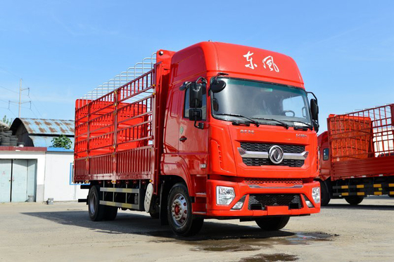 Fila di DongFeng D9K 4x2 del camion di Delivery Cargo Transport del recinto singola
