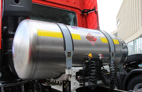 Trazione resistente Massachussets 39,5 Ton Logistics Transport del camion 470hp del trattore di LNG 6x4