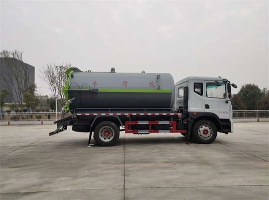 Camion cisterna diesel 11,5 di aspirazione delle acque luride di CBM 200 HP del camion fecale medio di aspirazione