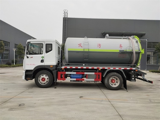 Camion cisterna diesel 11,5 di aspirazione delle acque luride di CBM 200 HP del camion fecale medio di aspirazione