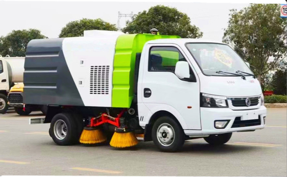 potere municipale 113hp Mini Road Sweeper della benzina del camion di risanamento della ruota 4x2