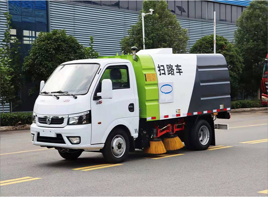 potere municipale 113hp Mini Road Sweeper della benzina del camion di risanamento della ruota 4x2