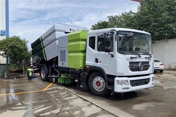 Motore diesel di pulizia 4x2 8m del camion municipale di risanamento della spazzatrice 200 HP