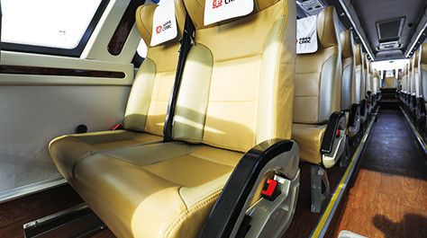 Vettura di lusso sedili di Diesel 24 - 54 del bus dell'emissione dell'euro 3 12m