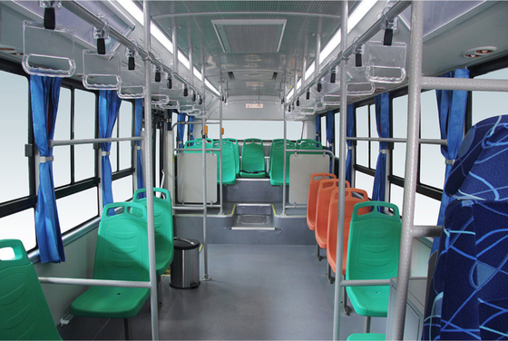 Bus elettrico puro di trasporto della città di 28 Seater una direzione sinistra dei 8 tester con il condizionatore d'aria