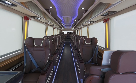 Dragon Diesel Luxury Coach Bus dorato 220 HP 8m 10 - 34 sedili Team Travel Bus