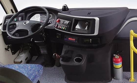 Trasporto di scuolabus giallo degli studenti 130hp 7m un motore diesel di 24 - 41 sedile
