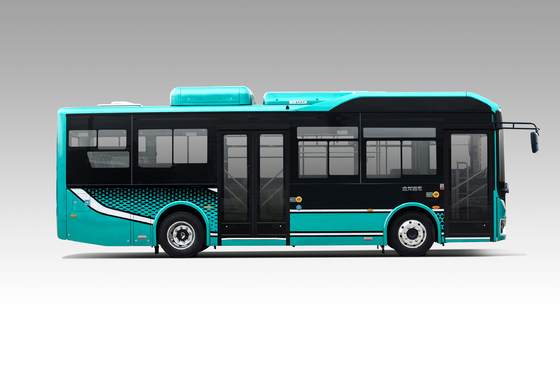 interasse di lusso elettrico 4250mm del bus di 8m 21 Seater Mini Bus Mileage 200 - 350km